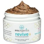 Era Organics Microdermabrasion Facial Scrub & Face Exfoliator – Spa Quality Exfoliating Face Mask with Manuka Honey & Walnut – Moisturizing Facial Exfoliant for Dry Skin, Blackheads & Wrinkles (2 oz)